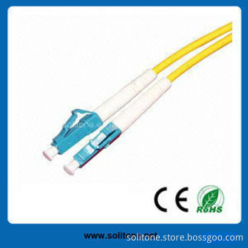 LC Single Mode Duplex Fiber Optic Patch Cord